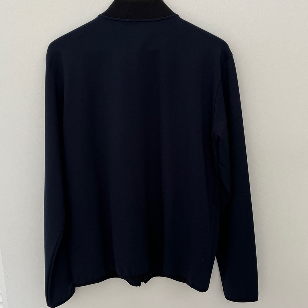 Theory Men's Navy Bomber Jacket - Picture 3 of 3